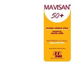 Mavisan 50+ Cr Viso Prot M/a60