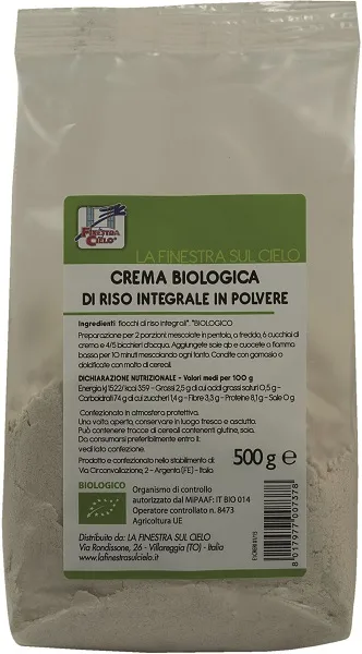 Crema Di Riso Integrale Bio 500 G