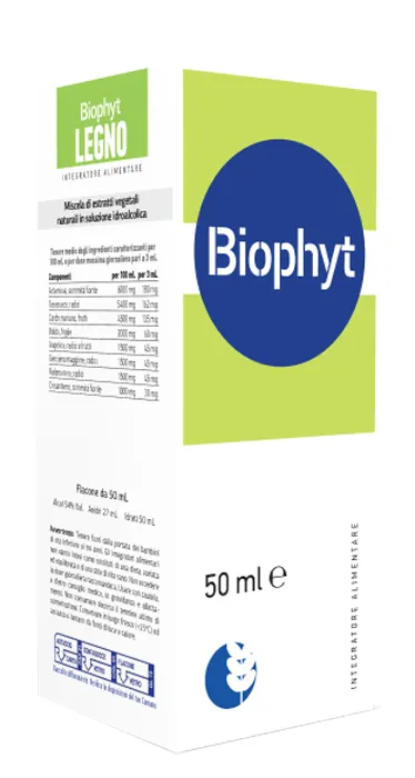 Biophyt Legno 50 Ml Soluzione Idroalcolica