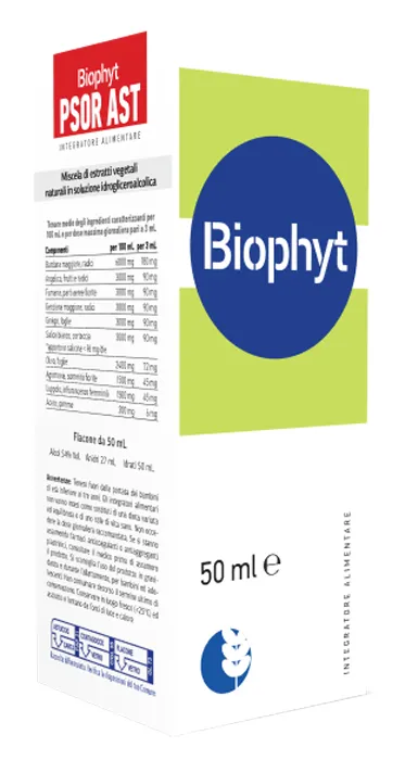 Biophyt Psor Ast 50 Ml Soluzione Idroalcolica