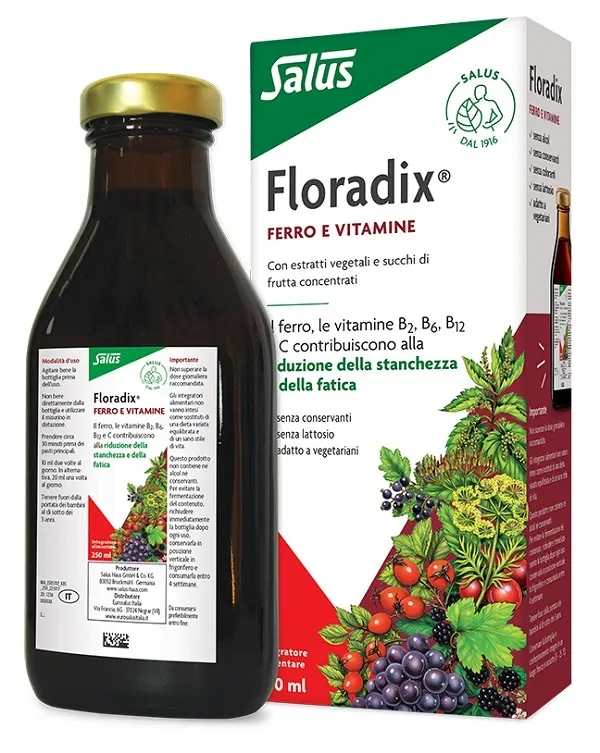 Floradix Ferro E Vitamine 250 Ml
