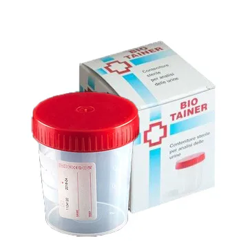 Contenitore Per Urina Bio Tainer Graduato Con Superficie Di Scrittura Con Tappo A Vite Capacita' 120ml 1 Pezzo