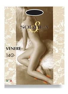 Venere 140 Collant Tutto Nudo Nero 2