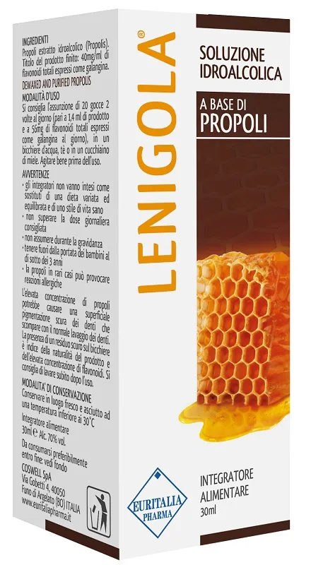 Lenigola Soluzione Idroalcolica Propoli 30 Ml