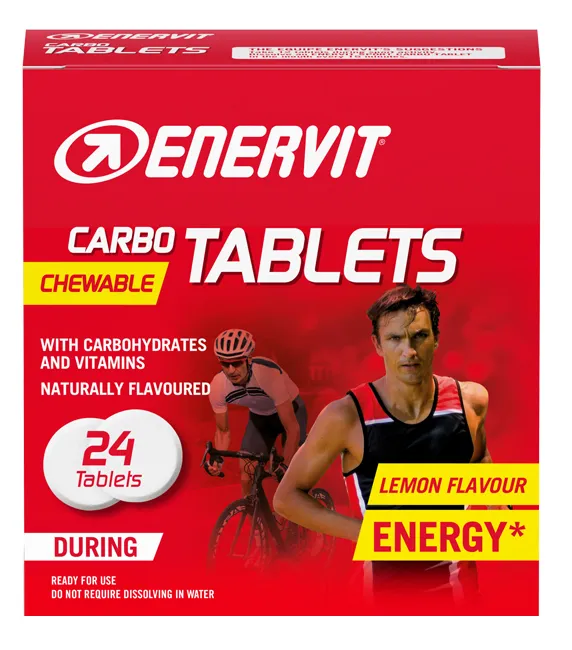 Enervit Gt Sport Limone Integratore Energetico 24 Tavolette Masticabili