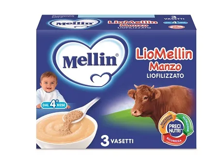 Liomellin Manzo Liofilizzato 10 G 3 Pezzi