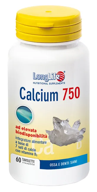 Longlife Calcium 750 Mg 60 Tavolette