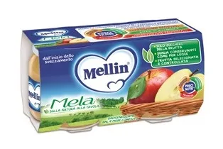 Mellin Omogeneizzato Mela 100 G 2 Pezzi