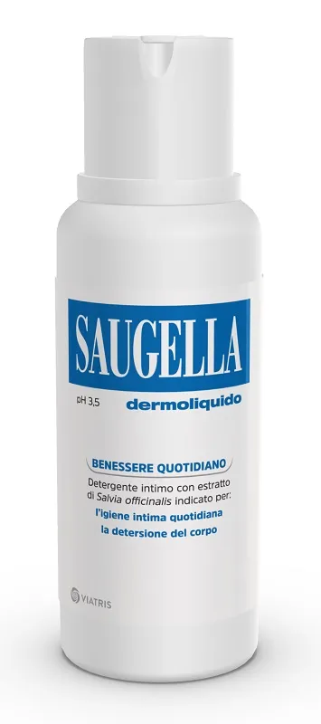 Saugella Dermoliquido Ph 3,5 Detergente Intimo Benessere Quotidiano 250 Ml