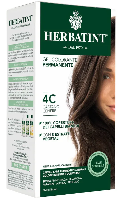 HERBATINT 4C CASTANO CENERE 150 ML