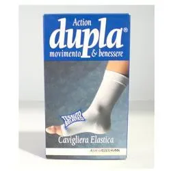 CAVIGLIERA ELASTICA DUPLA COLORE CAMMELLO MISURA LARGE