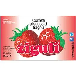 Ziguli Fragola 36 Palline 22 G