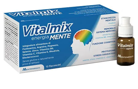 Vitalmix Mente Integratore Memoria 12 Flaconcini