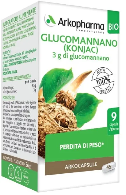 Arko Capsule Glucomannano 45 Capsule