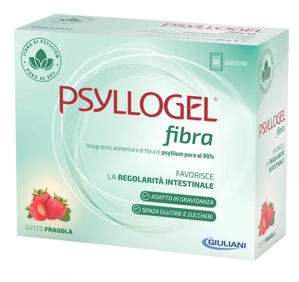 PSYLLOGEL FIBRA FRAGOLA 20 BUSTINE