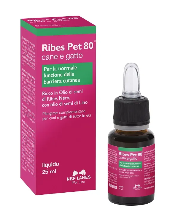 Ribes Pet 80 Gocce Olio 25 Ml Con Contagocce