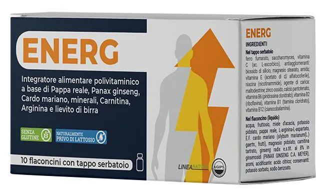 ENERGIZZANTE 10 FLACONCINI USO ORALE