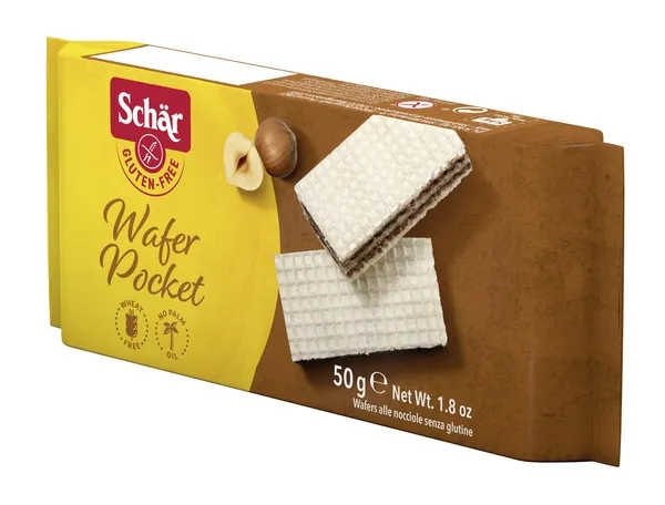 SCHAR WAFER POCKET NOCCIOLA 50 G