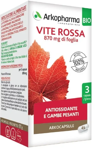 ARKO CAPSULE VITE ROSSA 45 CAPSULE