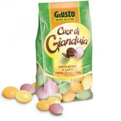 GIUSTO SENZA GLUTINE CUOR DI GIANDUIA OVETTI CIOCCOLATO 200 G