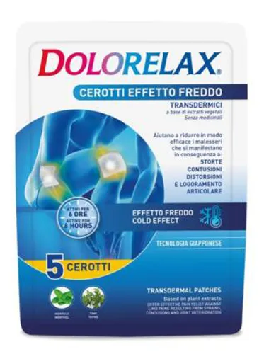 Dolorelax Cerotto Effetto Freddo 5 Pezzi