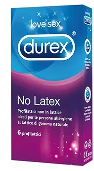 Profilattico Durex No Latex 6 Pezzi