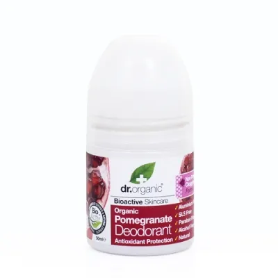 Dr Organic Pomegranate Melograno Deodorant Deodorante 50 Ml