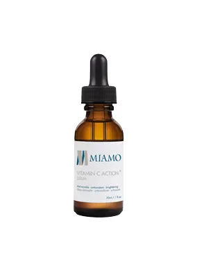 MIAMO LONGEVITY PLUS VITAMIN C ACTION+ SERUM 30 ML SIERO ANTI-RUGHE ANTIOSSIDANTE SCHIARENTE