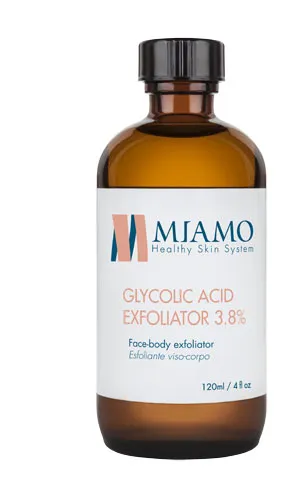 MIAMO TOTAL CARE GLYCOLIC ACID EXFOLIATOR 3 8% 120 ML ESFOLIANTE VISO-CORPO