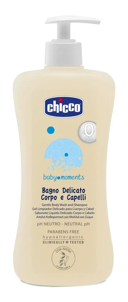 Chicco Cosmetici Baby Moments Corpo Capelli 500 Ml