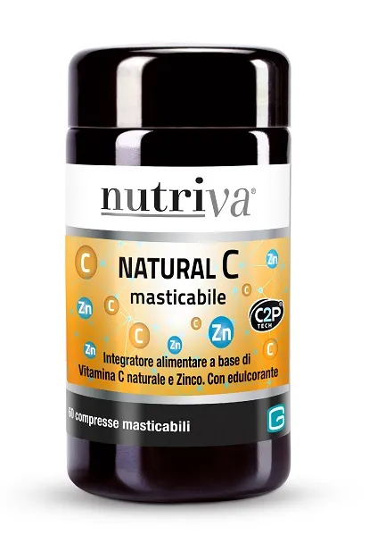 NUTRIVA NATURAL C 60 COMPRESSE MASTICABILI