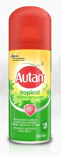 Autan Tropical Spray Secco 100 Ml