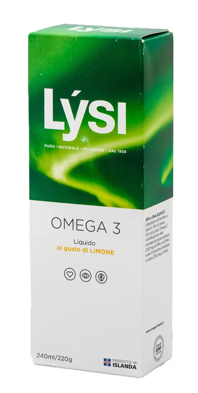 OMEGA3 LIQUIDO LIMONE LYSI 240ML