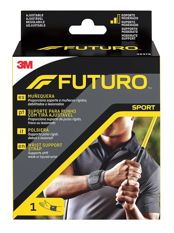 Polsino Elastico Universale Futuro Sport Nero