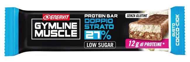 Enervit Gymline Muscle Protein Bar 27% Doppio Strato Cocco-ciok 1 Pezzo