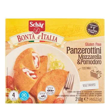 Schar Surgelati Panzerottini Mozzarella & Pomodoro Bonta' D'italia 4 X 52,5 G