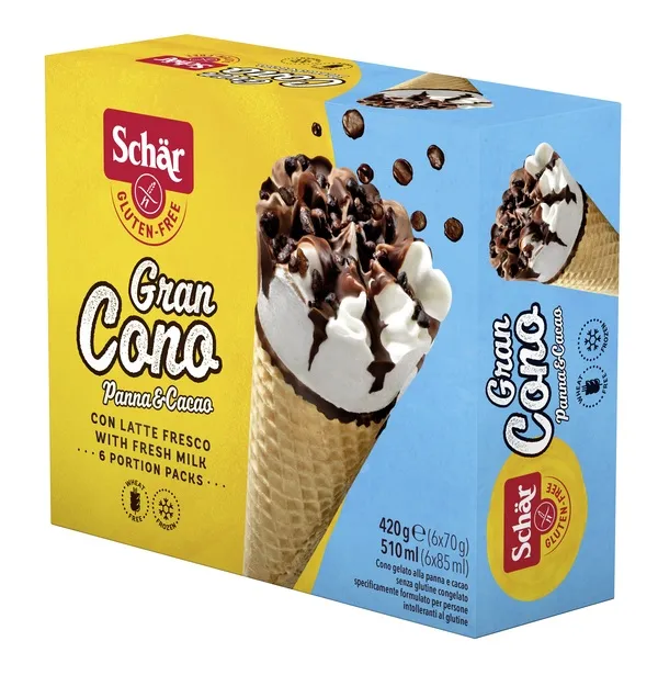 Schar Surgelati Grancono Panna&cacao Bonta' D'italia 6 X 70 G