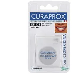 Curaprox Floss Nero Filo Interdentale Cerato Df824