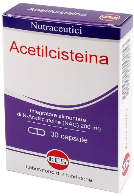 Acetilcisteina 30 Capsule 6 G