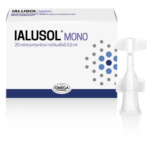 Ialusol Mono Gocce Oculari 20 Flaconcini 0,5 Ml