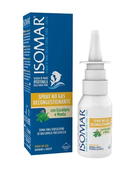 Isomar Soluzione Acqua Mare Naso Ipertonica Naso Spray Decongestionante 30 Ml