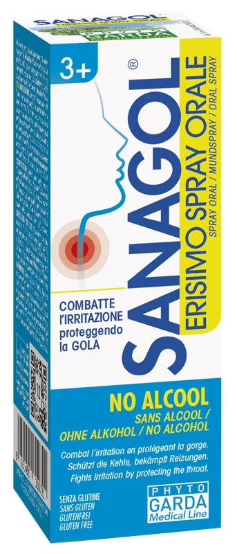 Sanagol Spray Erisimo Senza Alcool 20 Ml