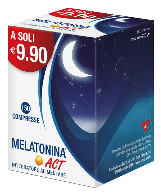 MELATONINA ACT 1 MG 150 COMPRESSE