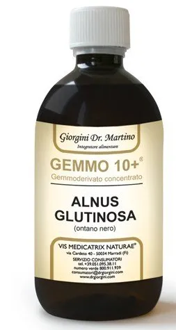 Gemmo 10+ Ontano Nero 500 Ml Liquido Analcolico