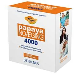 DIETALINEA PAPAYA NOAGING 4000 21 BUSTINE MONODOSE 4 G ASTUCCIO 84 G