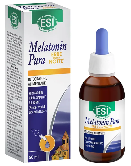 Esi Melatonin Pura Gocce Erbe Notte 50 Ml