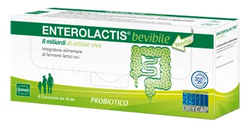 ENTEROLACTIS 6 FLACONCINI 10 ML