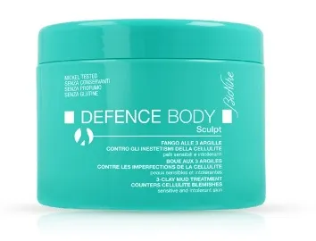 Defence Body Anticellulite Fango Alle 3 Argille Vaso 500 G