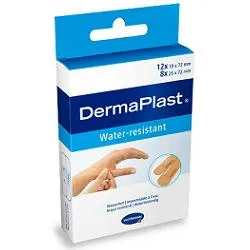 CEROTTO CON TAMPONE DERMAPLAST WATER RESISTENT 2 MISURE 20 PEZZI