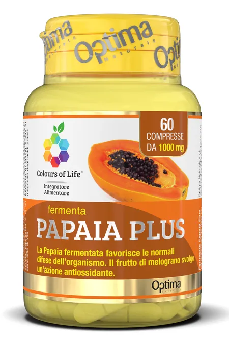 COLOURS OF LIFE PAPAIA PLUS 60 COMPRESSE 900 MG